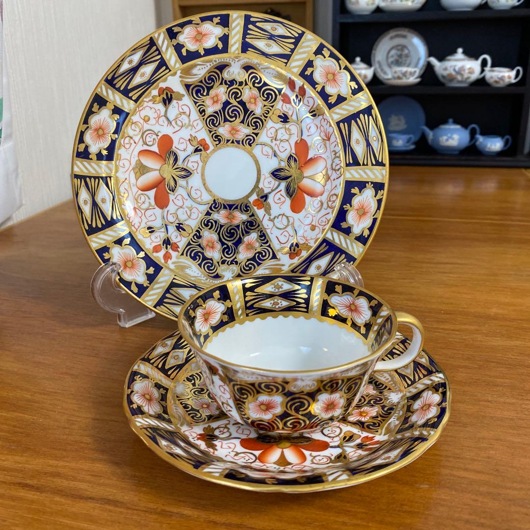 ロイヤルクラウンダービー　カップ＆ソーサー　トラディショナル　イマリ　古伊万里