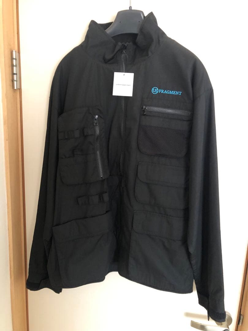 FRAGMENT ×UEブラックジャケット ポケット付き