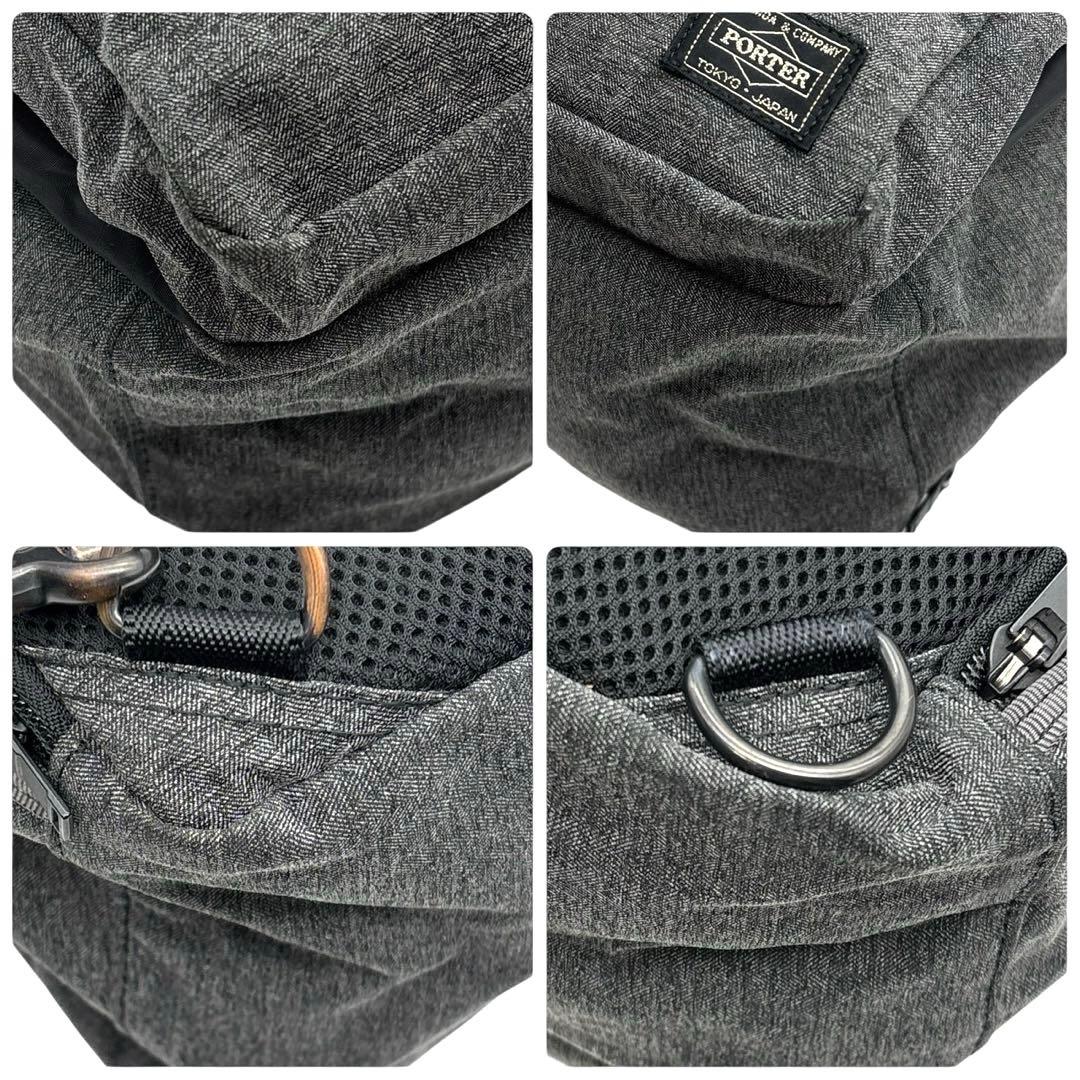 美品◎ ポーター ファンクション 斜めがけ可 ボディバッグ スリングバッグ