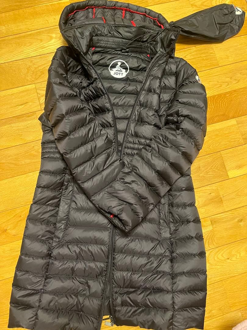 JOTT ジョット ロングダウンコート ブラック レディース