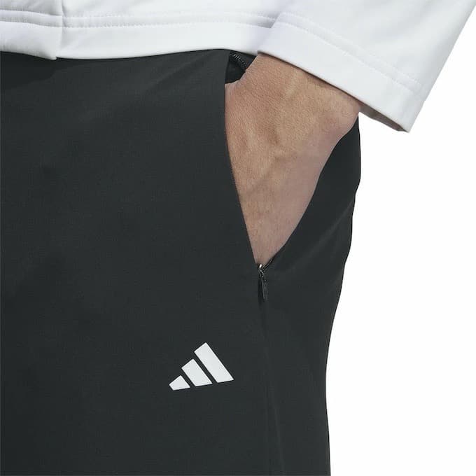 【85】秋冬 定価27,500円 アディダス ゴルフ 中綿 テーパードパンツ 黒