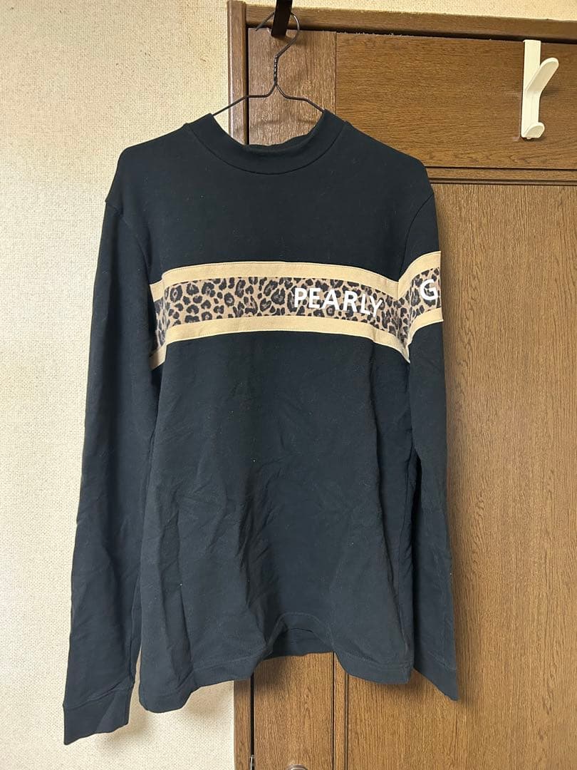 PEARLY GATES レオパード柄ジャケット、スウェットパンツ、長袖インナー