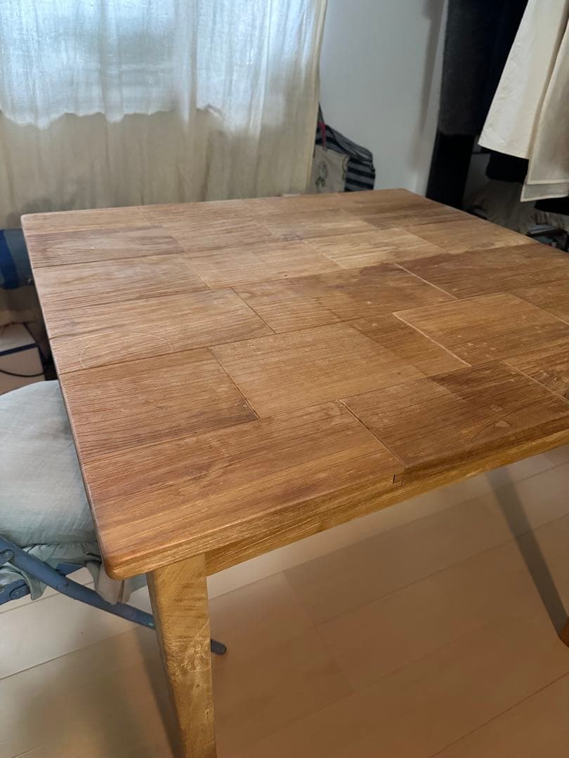 木製 正方形 ダイニングテーブル