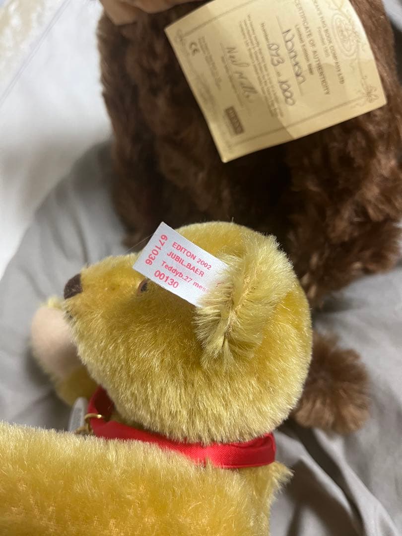 レア　シュタイフ(Steiff) テディベア 限定品 2002年  NO130