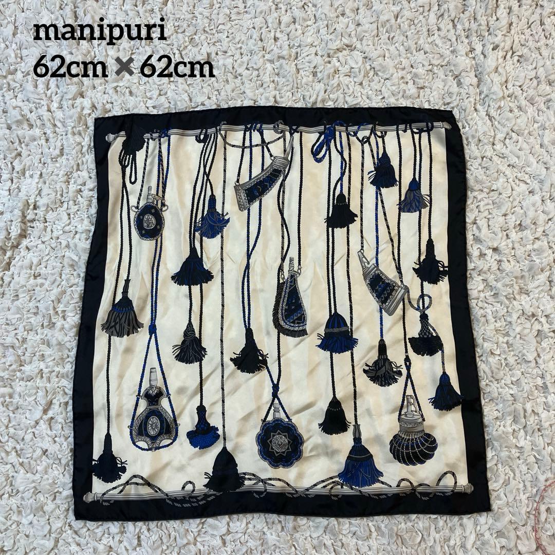 manipuri マニプリ　シルクスカーフ65 ANGLOBAL別注　絹