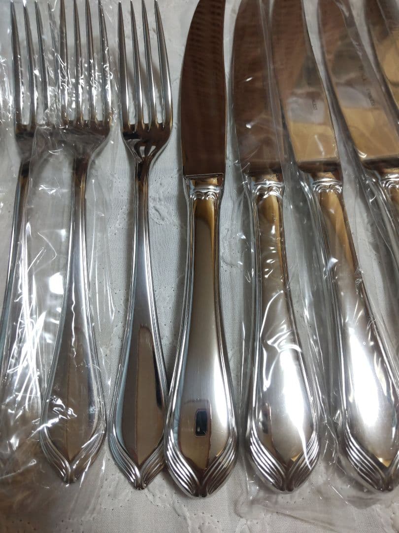 燕物産 TBCLデザートナイフ&フォーク 18ー12ステンレスカレント最終価格