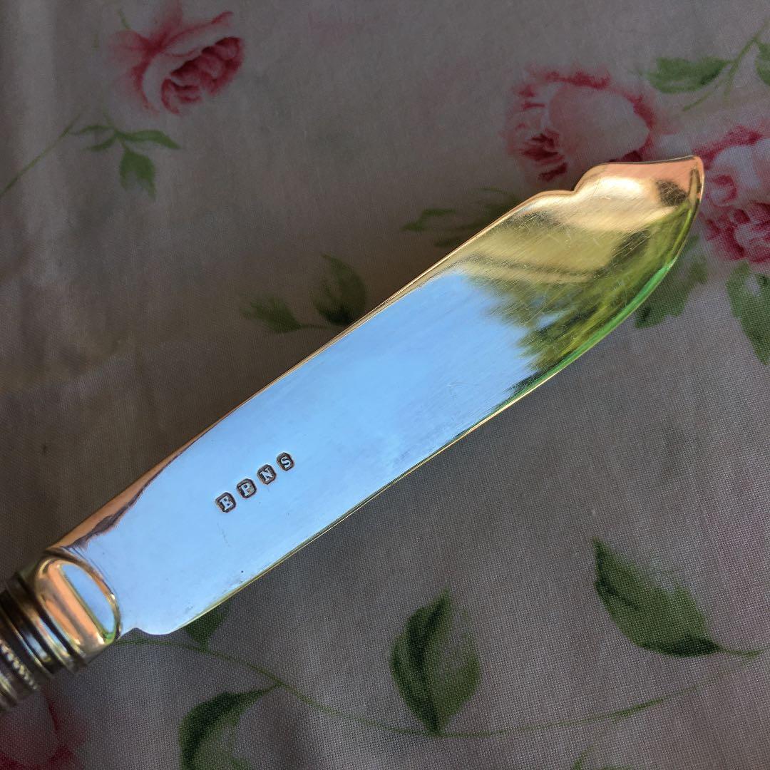 ★ アンティーク　ナイフ　& フォーク　★ カトラリー　バター　ビンテージ