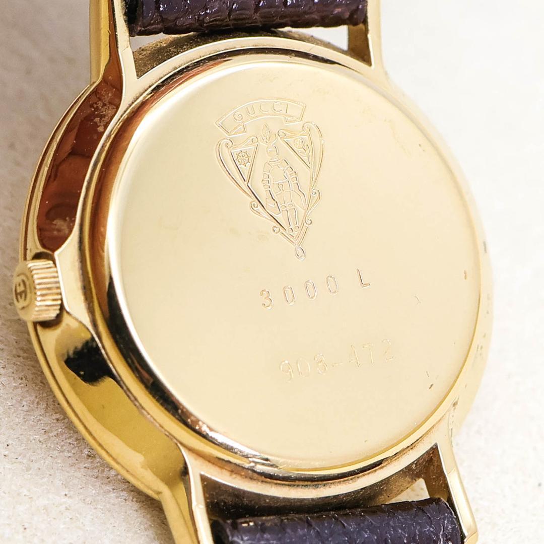 稼働 GUCCI 腕時計 3000L レディース ローマインデックス 2815