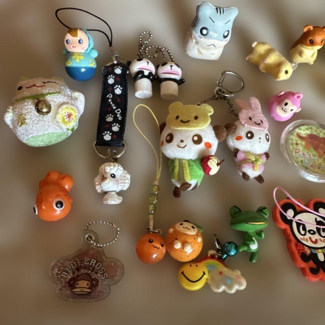ゆ*き様 平成レトロ・キャラクター ストラップ置物セット