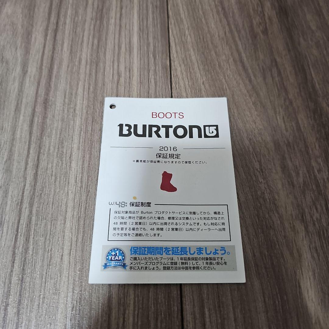 BURTON　スノーボードブーツ 男性用 黒