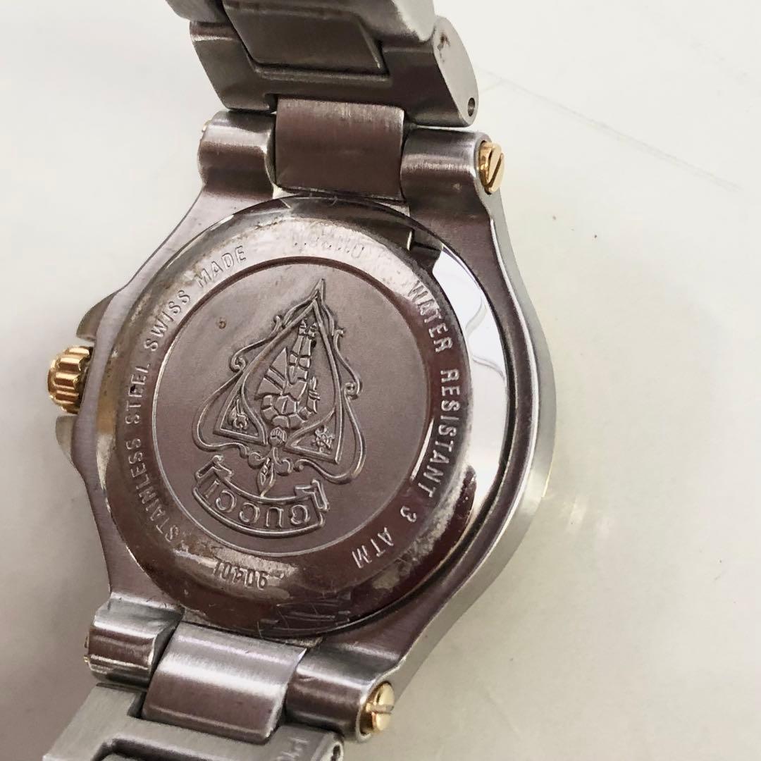 GUCCI◇9040L ラウンドフェイス 腕時計 ステンレススチール グッチ