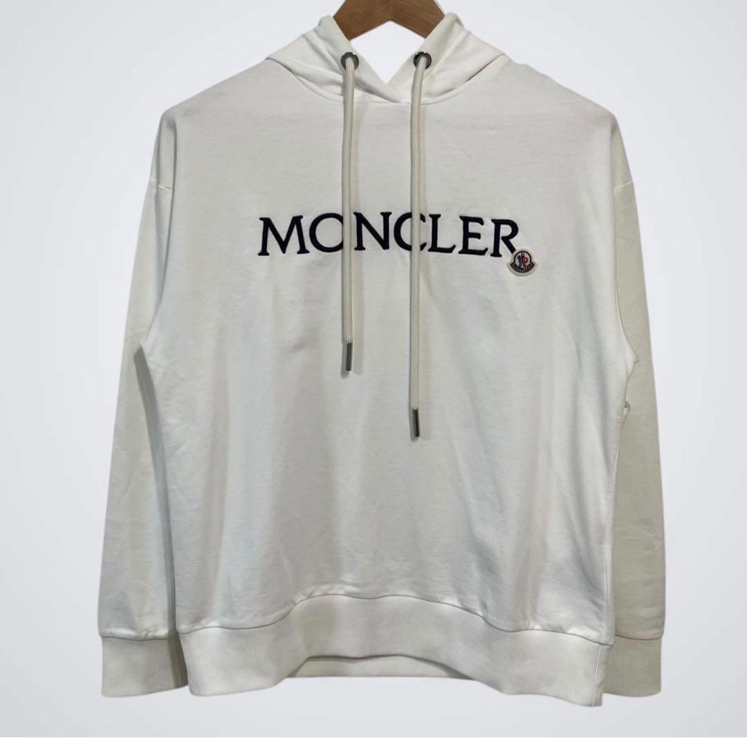 モンクレール　パーカー　ホワイト　美品