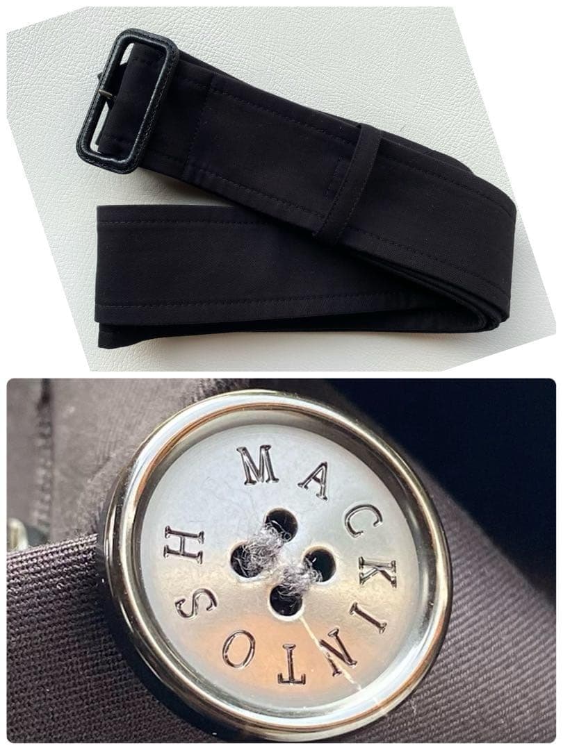 大きいサイズ46　マッキントッシュロンドン　ライナー付　トレンチコート　ロング丈