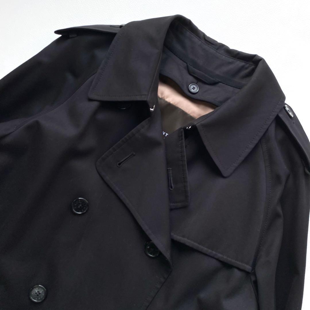 大きいサイズ46　マッキントッシュロンドン　ライナー付　トレンチコート　ロング丈