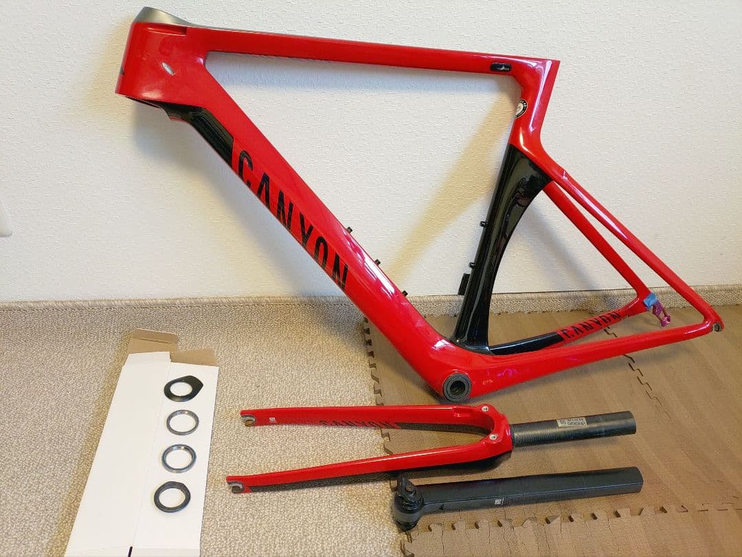 CANYON AEROAD CF SLX リム 中古フレームセット XSサイズ