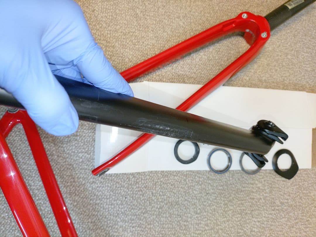 CANYON AEROAD CF SLX リム 中古フレームセット XSサイズ