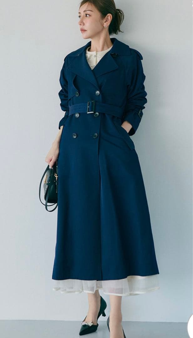 み*ぃ様 新品タグ付き★25SS新作★セルフォードCELFORDロングトレンチコ