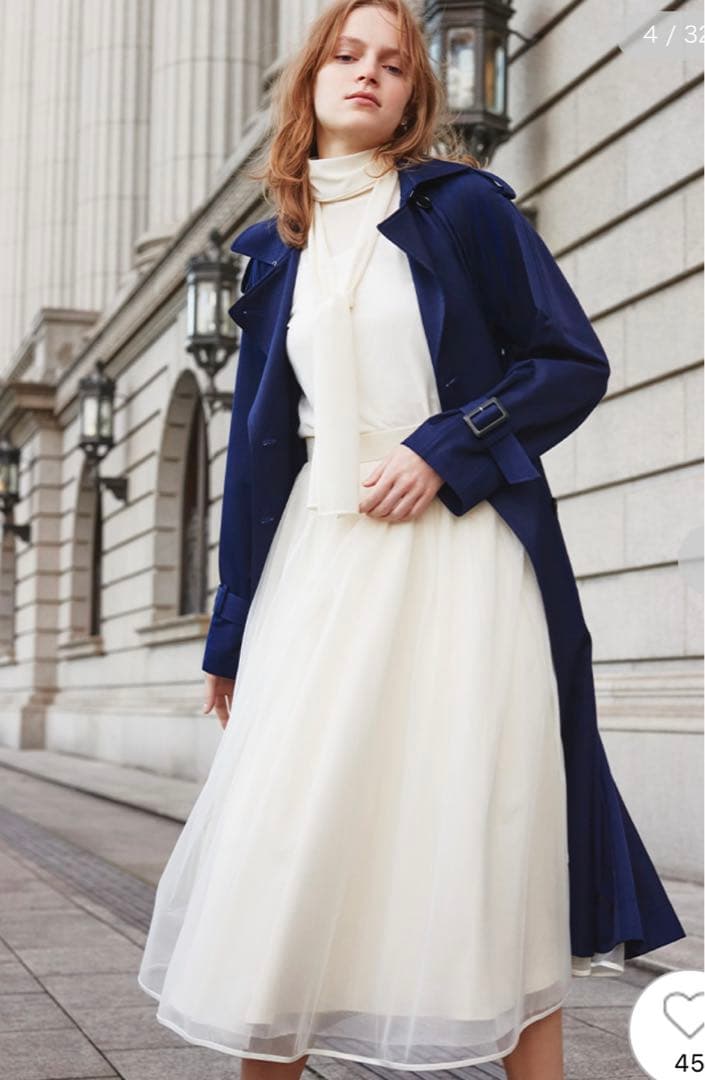 み*ぃ様 新品タグ付き★25SS新作★セルフォードCELFORDロングトレンチコ