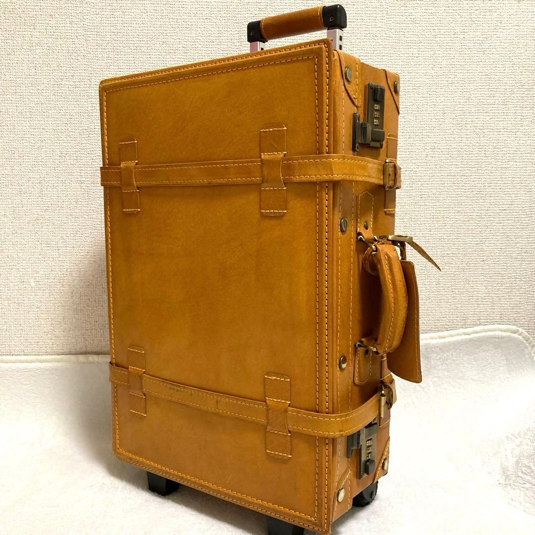 【良品】 ユーラシアトランク シフレ キャリーバッグ トランク キャメル