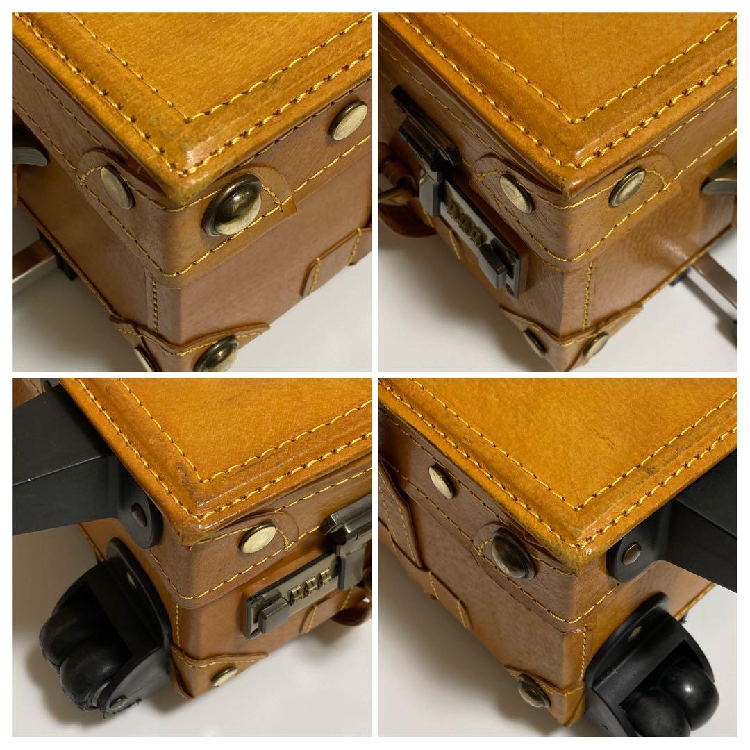 【良品】 ユーラシアトランク シフレ キャリーバッグ トランク キャメル