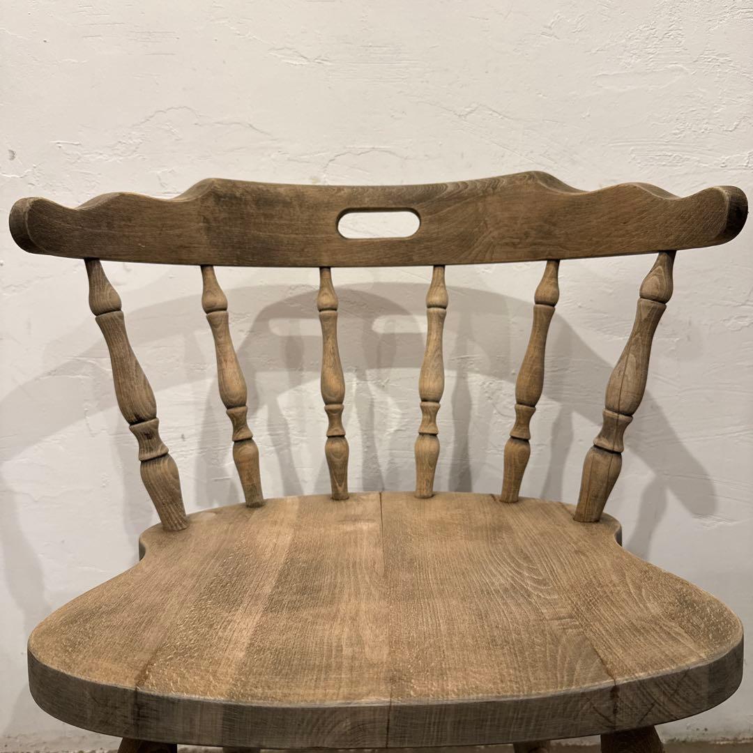 ヴィンテージ　ダイニングチェア　カフェチェア　剥離