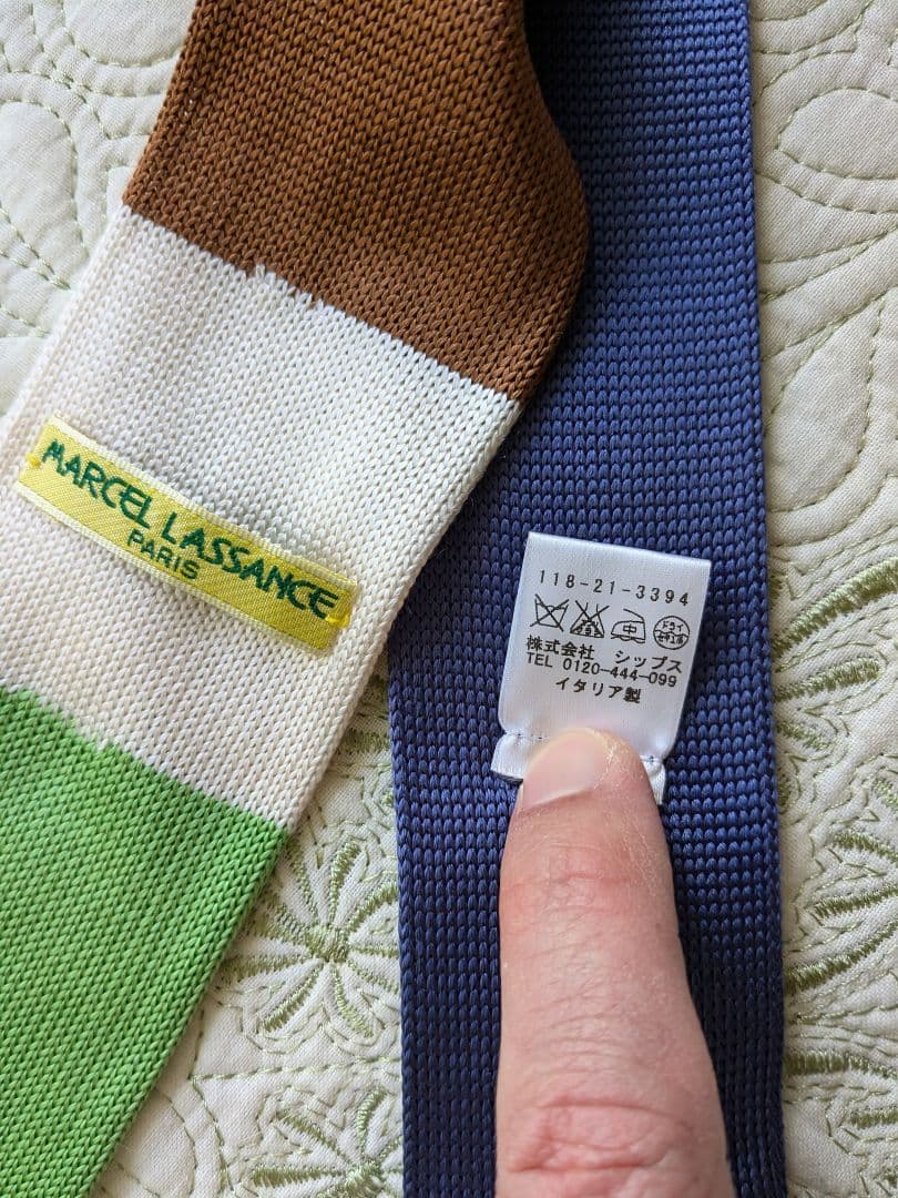 マルセルラサンス クレイジーパターン マフラー ネクタイ