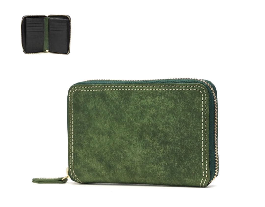 [新品未使用] NELD 財布　レザー　グリーン