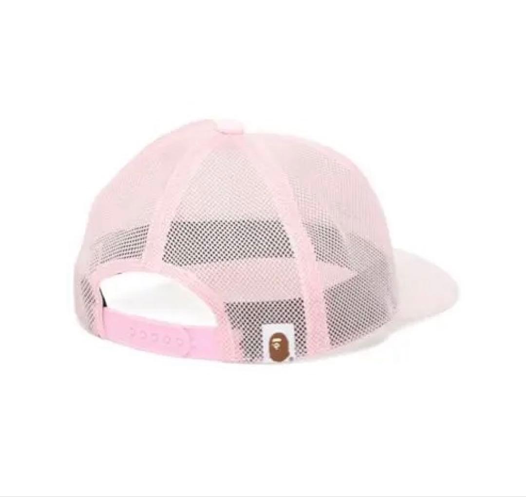 abathingape ラインストーン キャップ ピンク