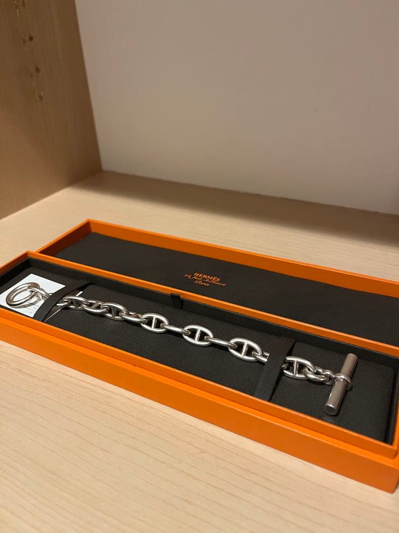 【鑑定済み】HERMES シェーヌダンクル GM 13 エルメス
