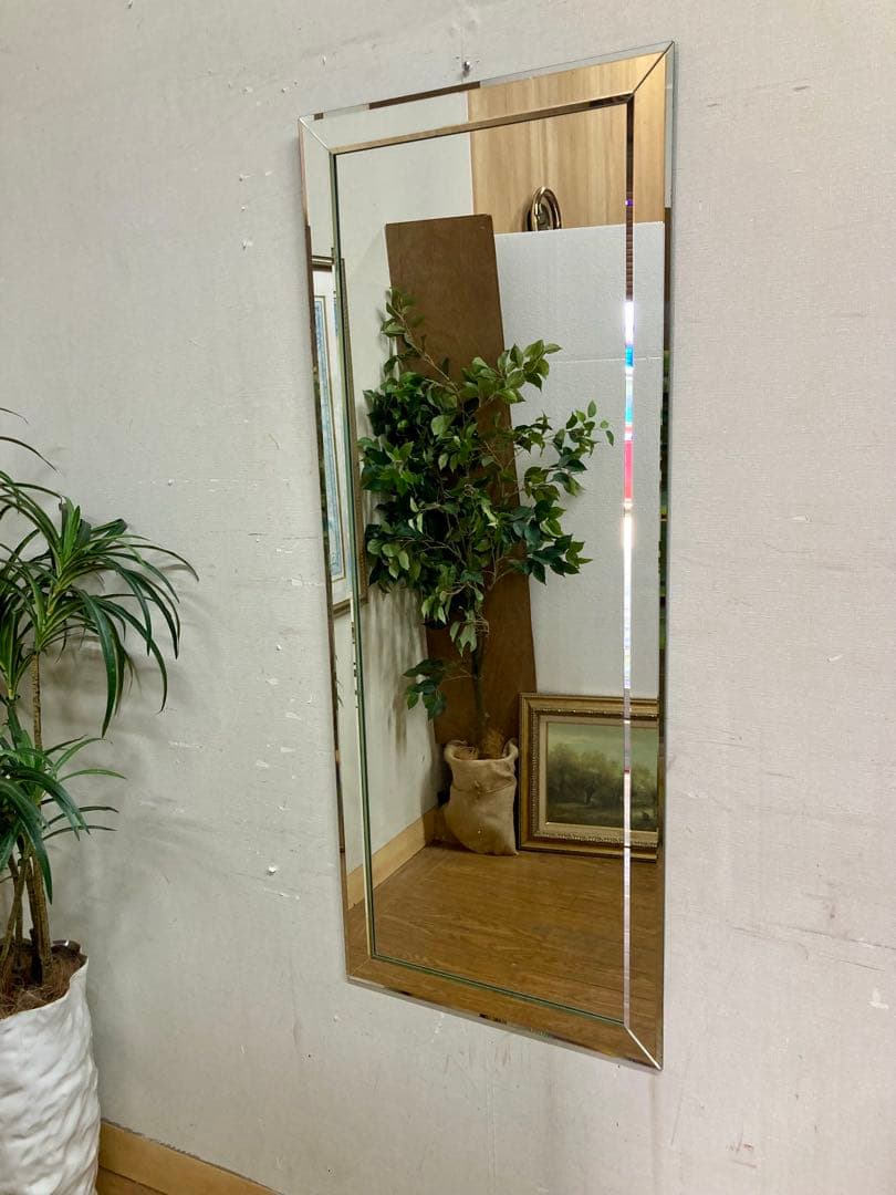 管184☆ウォームミラー☆ミラー・フレーム・ミラー☆壁掛け鏡