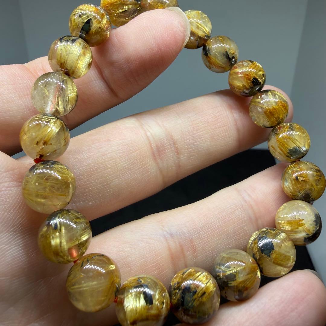 ■ハイクオリティ ゴールド タイチン ルチル クォーツ 078■