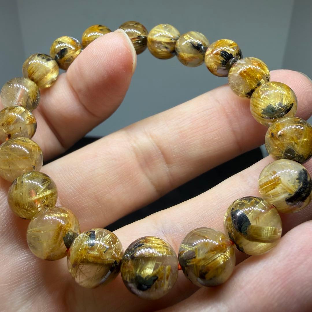 ■ハイクオリティ ゴールド タイチン ルチル クォーツ 078■