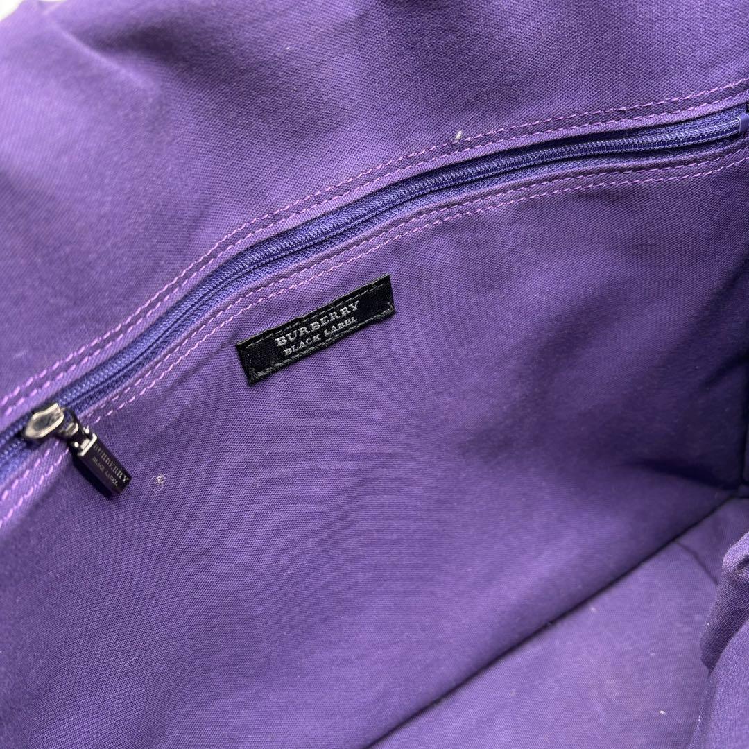 ✨極美品✨ バーバリー ブラックレーベル メッセンジャー ショルダー バッグ 黒