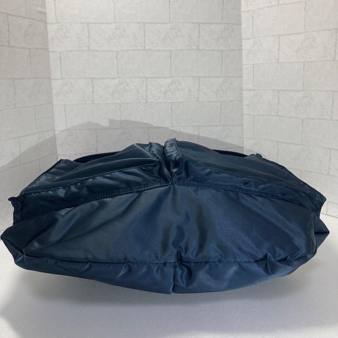 未使用級 新型 ポーター タンカー 2way ヘルメットバッグ アイアンブルー