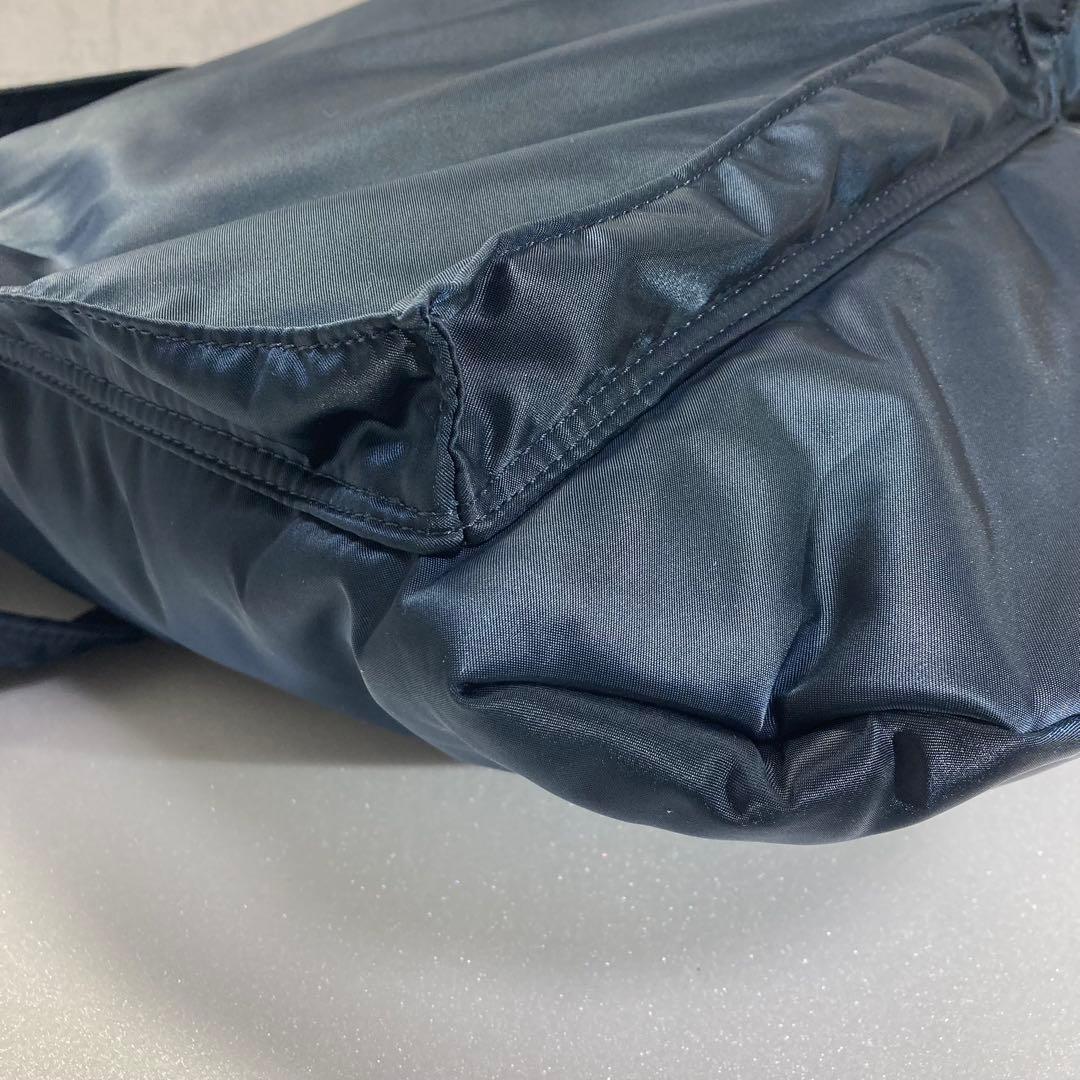 未使用級 新型 ポーター タンカー 2way ヘルメットバッグ アイアンブルー