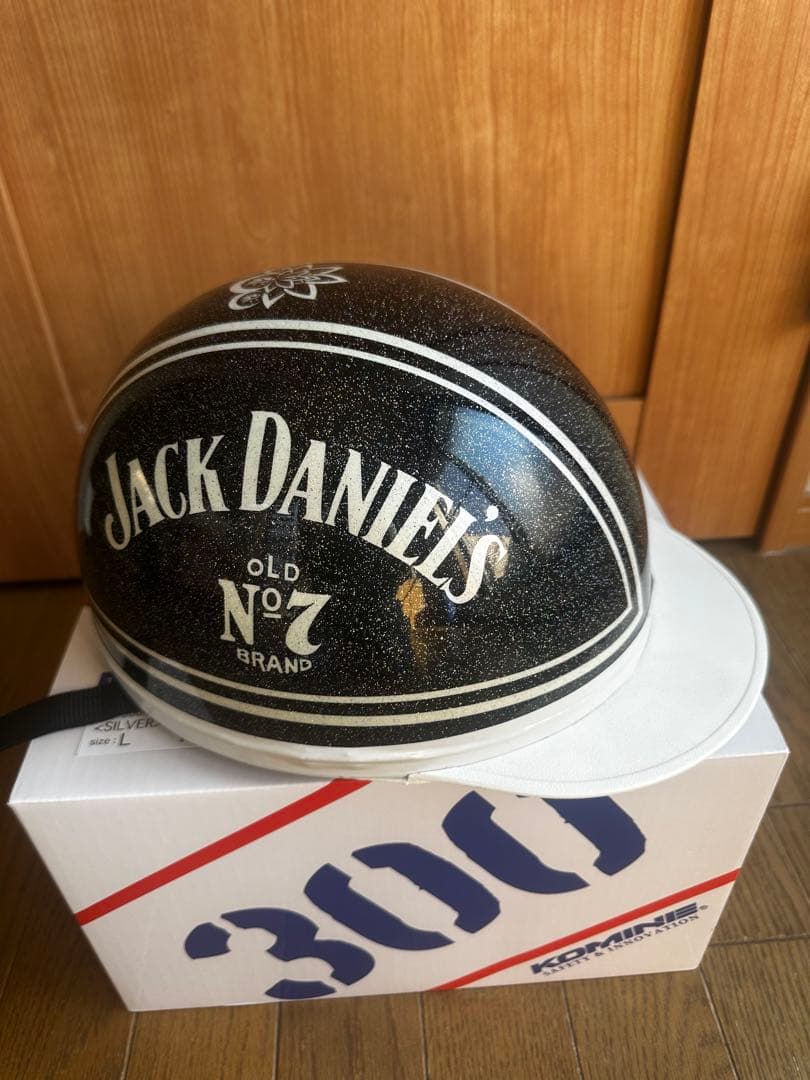 Jack Daniel's コルク半　ラメ入りオリジナル塗装！