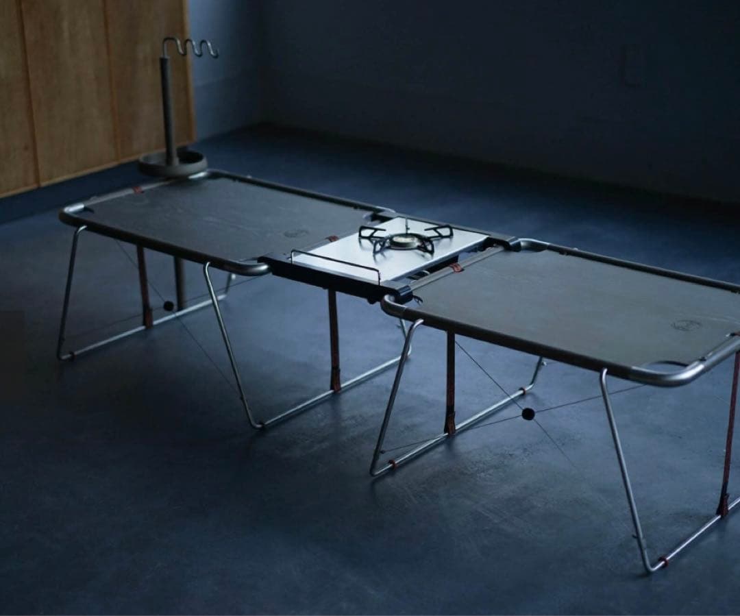 アウトドアテーブル:モジュラーテーブル グリーン セット/hxo design