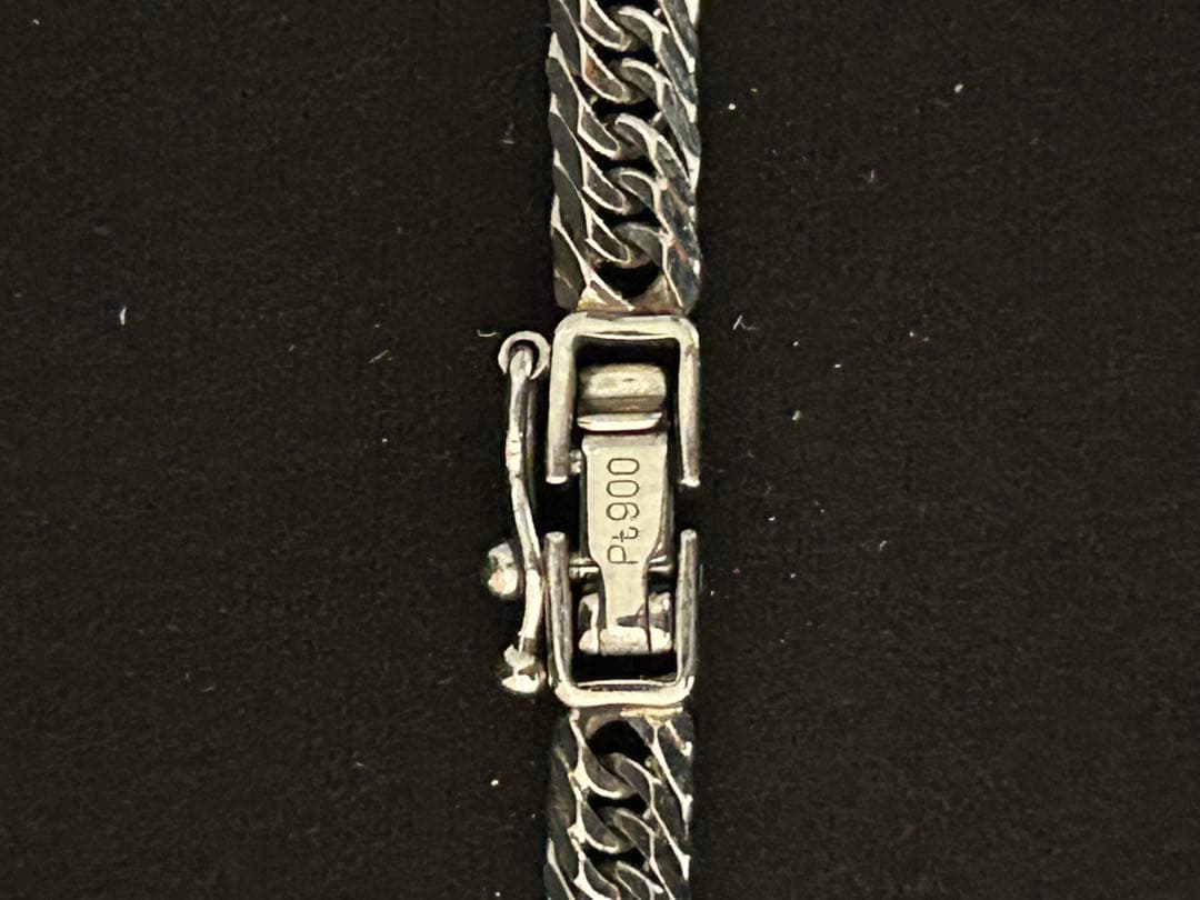 Pt900 トリプル8面喜平 ネックレス 45cm 27g