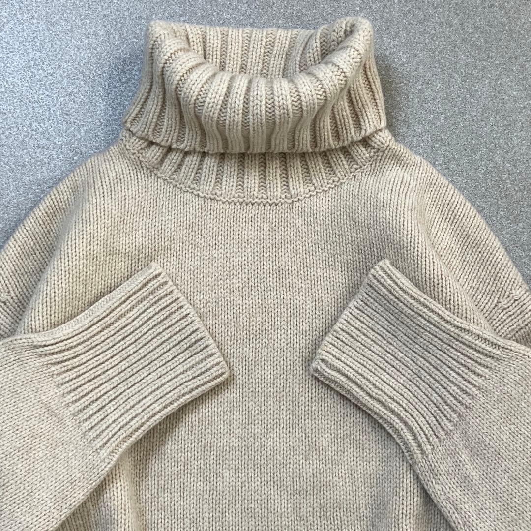 ギャルリー ヴィー ファインウールタートルネックプルオーバー ニット