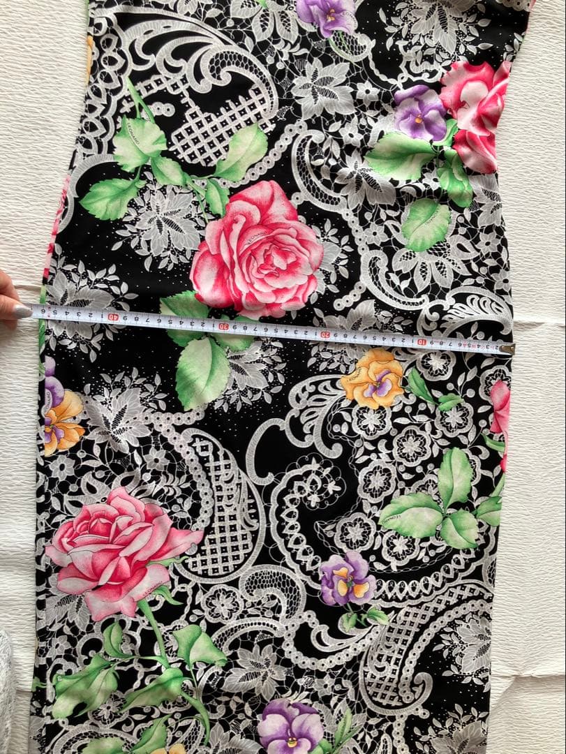 paakopod❣️レオナール　カンカン　シルク混 ロングワンピース