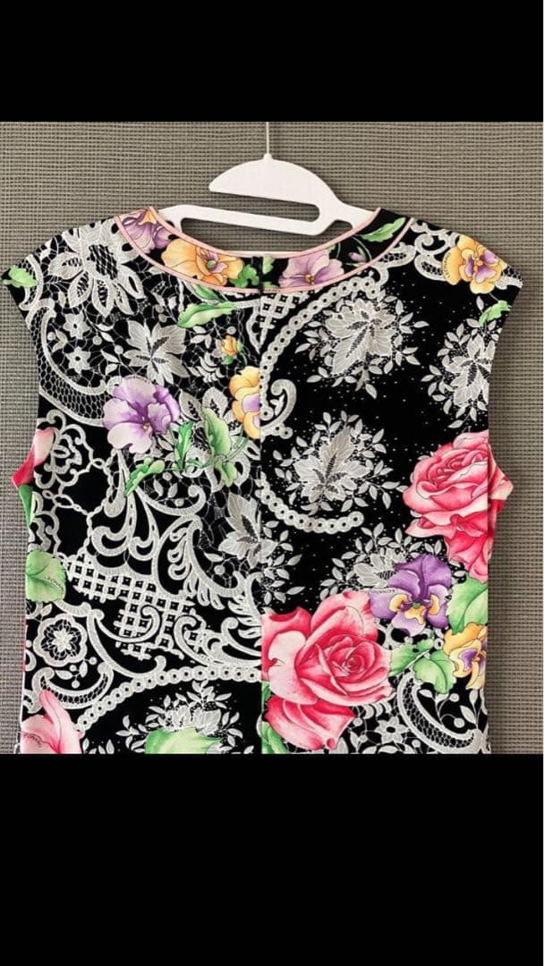 paakopod❣️レオナール　カンカン　シルク混 ロングワンピース