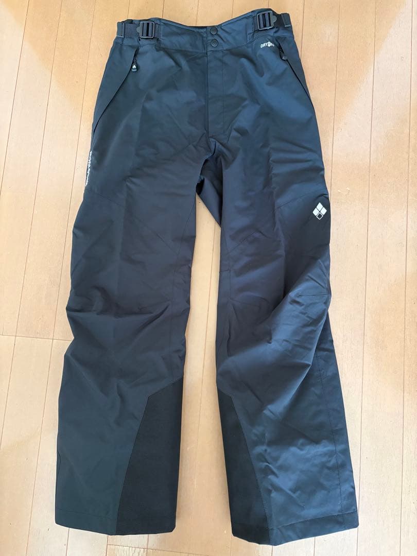 【値下げ】モンベル　パウダーステップパンツ　メンズ　Sサイズ　ブラック