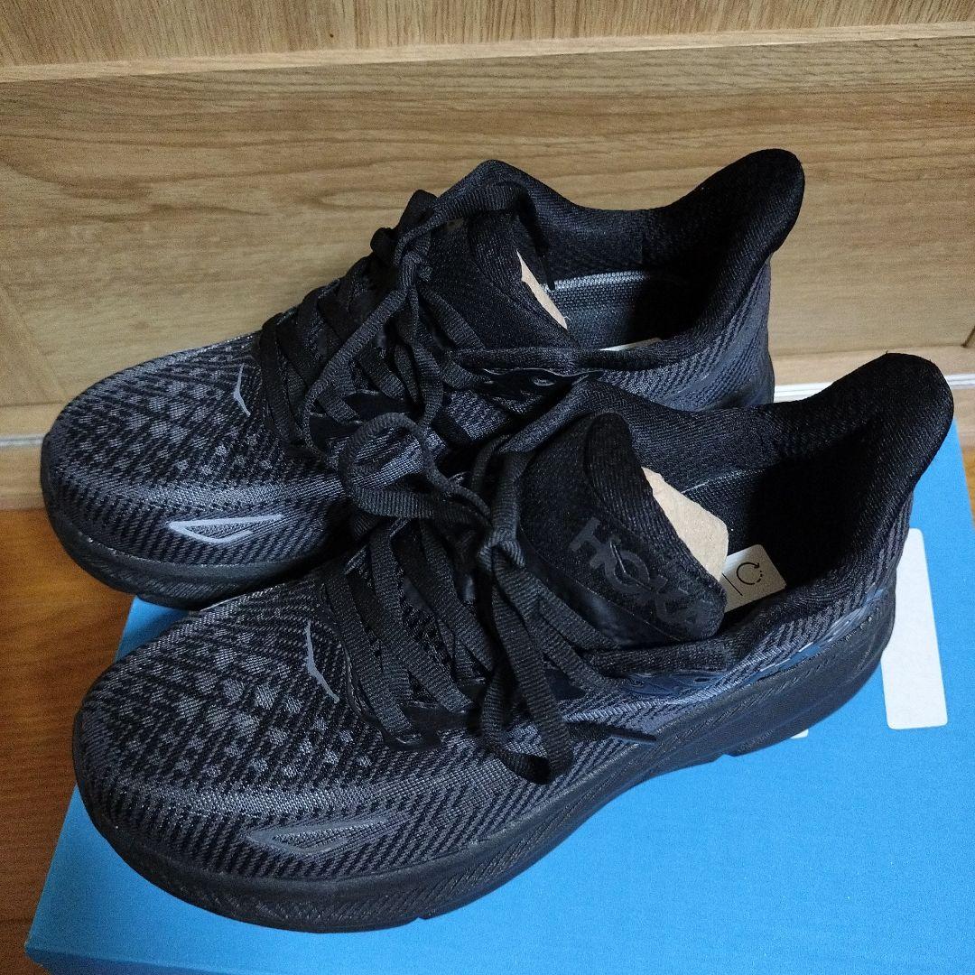 新品　Hoka ホカオネオネ クリフトン9 Black 24.5cm