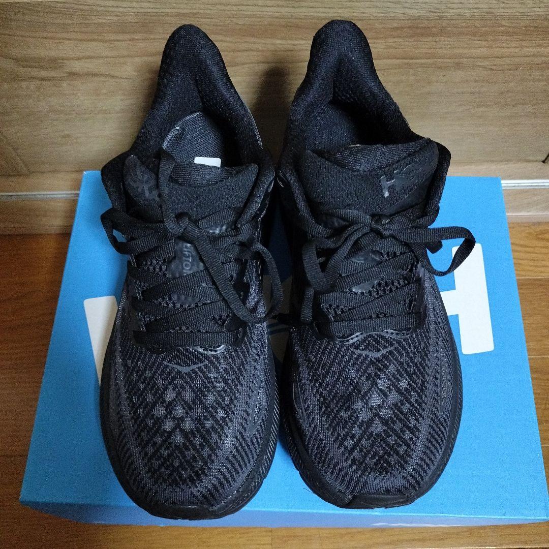 新品　Hoka ホカオネオネ クリフトン9 Black 24.5cm