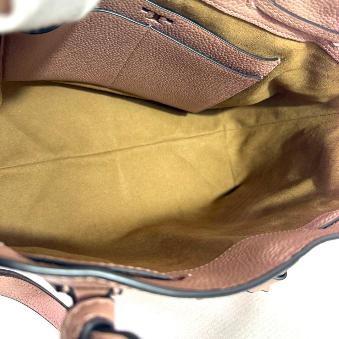 トリーバーチ トートバッグ　レザー　 マックグロー　ドローストリング　サッチェル