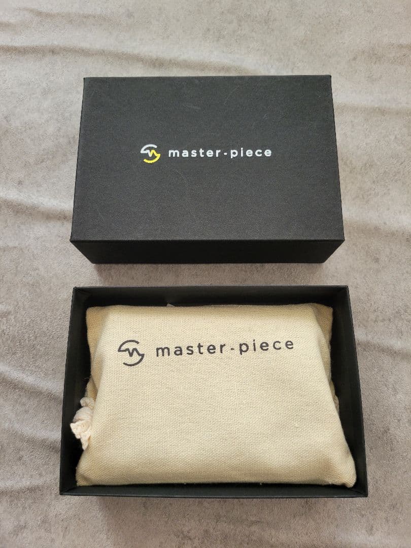 master-piece コンパクトウォレット(三つ折り)ブルー