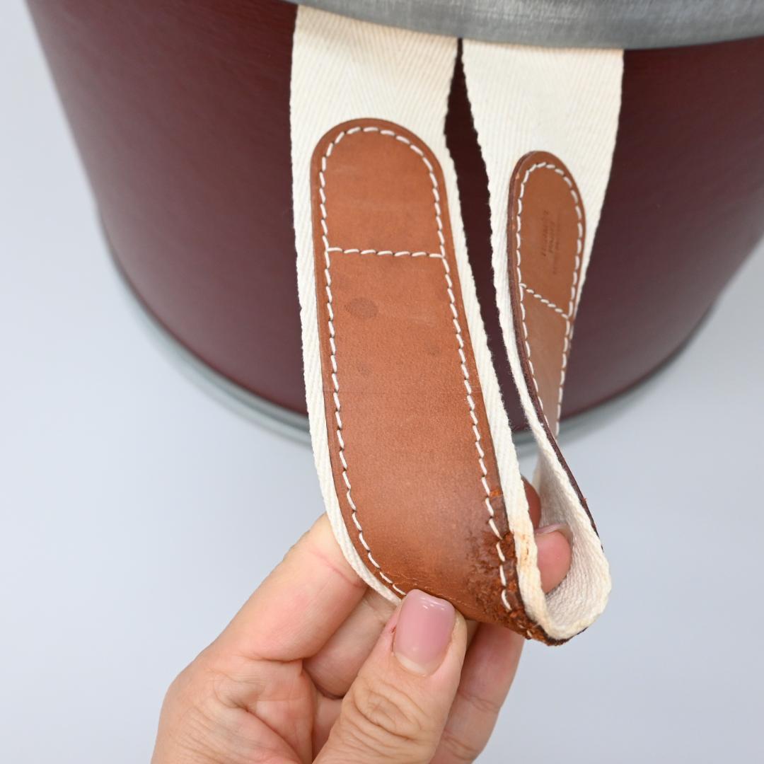 ■ □ 47370★年 HERMES エルメス サドルボックス セリエ ブラウン