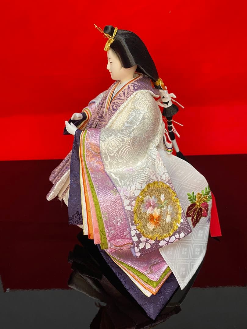 東京久月　雛人形　立親王平飾りセット・間口約６５×奥行約３５×高さ約５９㎝