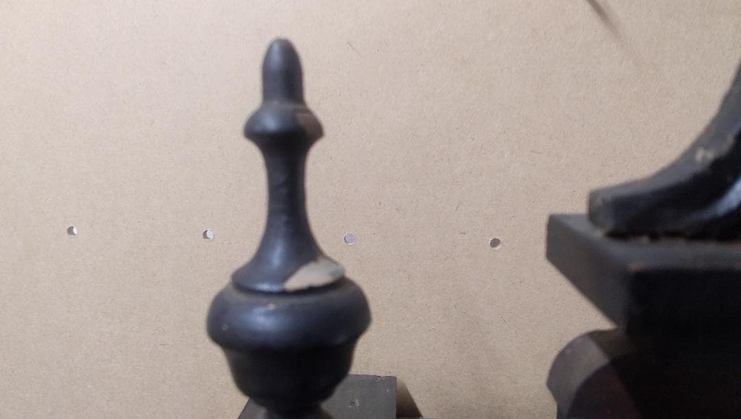 古い柱時計    ⑬