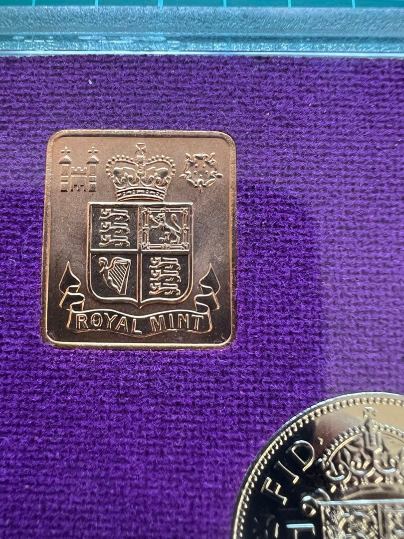 外国硬貨　イギリス　1970年　8種まとめロット